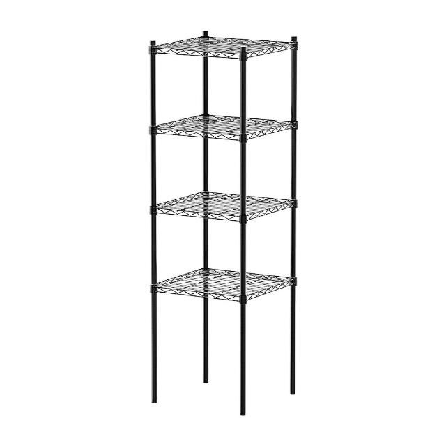 【dayneeds 日需百備】輕型 45x45x150公分烤漆四層架(鐵力士架/收納層架/鞋架/展示架/層架/鐵架)