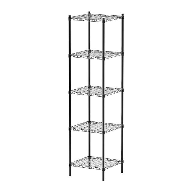 【dayneeds 日需百備】輕型 45x45x180公分烤漆五層架(鐵力士架/收納層架/鞋架/展示架/層架/鐵架)