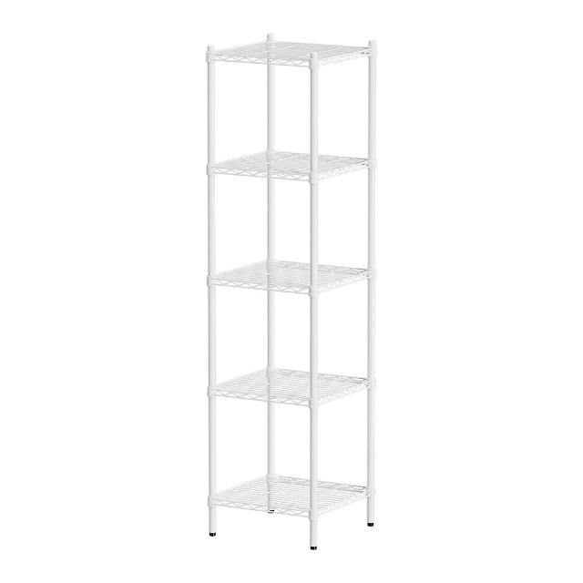 【dayneeds 日需百備】輕型 45x45x180公分烤漆五層架(鐵力士架/收納層架/鞋架/展示架/層架/鐵架)