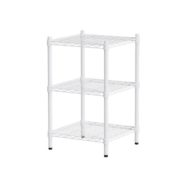 【dayneeds 日需百備】輕型 45x45x75公分烤漆三層架(鐵力士架/收納層架/鞋架/展示架/層架/鐵架)