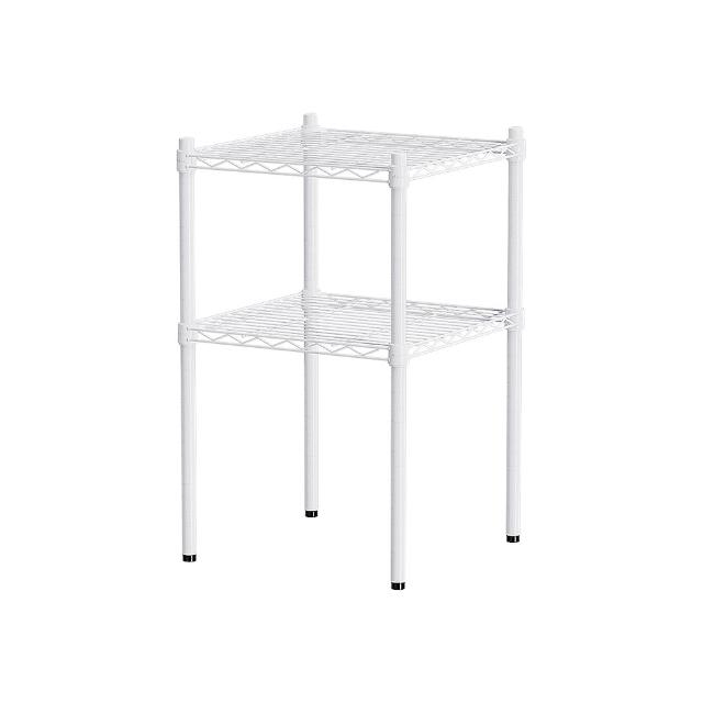 【dayneeds 日需百備】輕型 45x45x75公分烤漆二層架(鐵力士架/收納層架/鞋架/展示架/層架/鐵架)