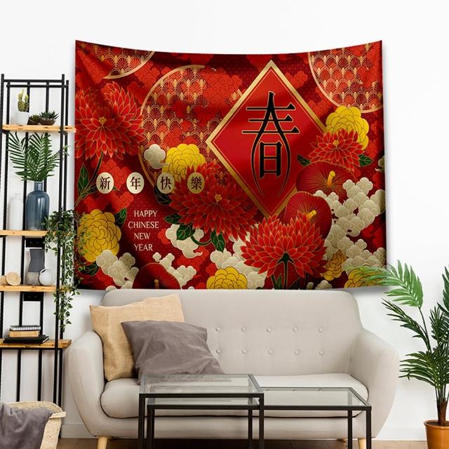 【半島良品】贈燈串 韓風居家裝飾掛布墻面佈置(掛毯 掛畫 沙灘巾 牆面布 背景布 裝飾)