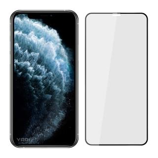 【YADI】蘋果 Apple iPhone 11 Pro/5.8吋(滿版手機玻璃保護貼/鋼化玻璃膜/全膠貼合/二次強化-黑)