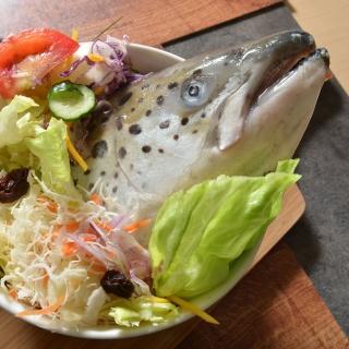 【鮮綠生活】智利剖半鮭魚頭(450g±10%/包 共10包)