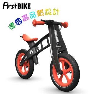 【FirstBike】德國高品質設計 LIMITED限定版兒童滑步車/學步車-黑金鋼橘紅