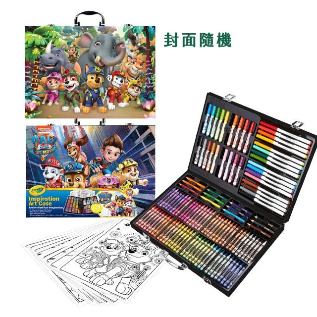 【crayola 繪兒樂】大藝術家精裝提盒組(冰雪奇緣_米奇_迪士尼公主_汪汪隊_蜘蛛人_佩佩豬_鯊魚寶寶)