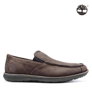 【Timberland】男款深棕色磨砂革帆船鞋(A17YV243)