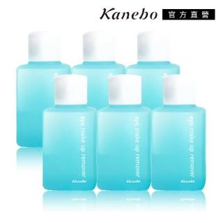 【Kanebo 佳麗寶】卸眼露 120mL 6入團購組(加贈 柔肌化妝棉110枚)