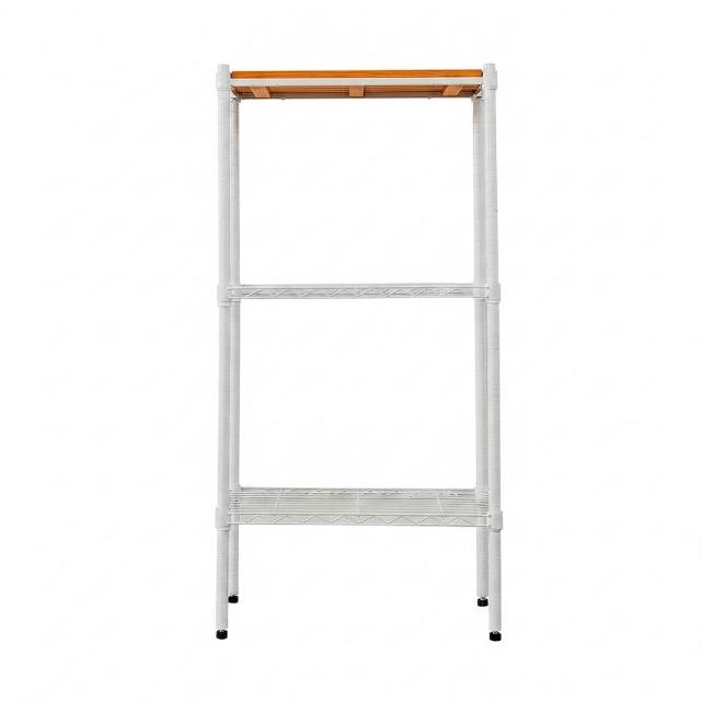 【dayneeds 日需百備】松木 60x30x120公分烤漆三層架 多款可選(木板層架/收納層架/展示架/層架/鐵架)