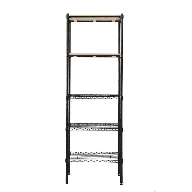 【dayneeds 日需百備】松木 60x30x150公分烤漆五層架 多款可選(木板層架/收納層架/展示架/層架/鐵架)