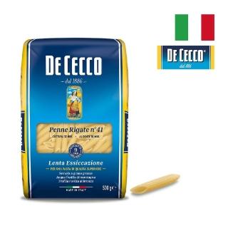 【DE CECCO 得科】DE CECCO斜管麵 N.41 500G/包(進口食材)