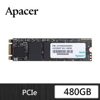 【Apacer 宇瞻】AS2280P2 M.2 PCIe Gen3 x2 480G SSD固態硬碟