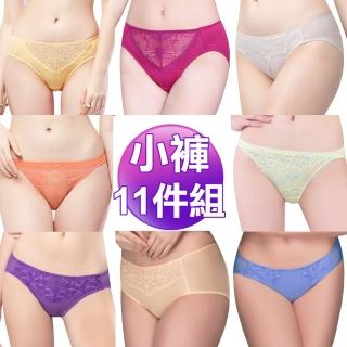 【Swear 思薇爾】蕾絲M-XXL包臀小褲11件組(隨機出貨)
