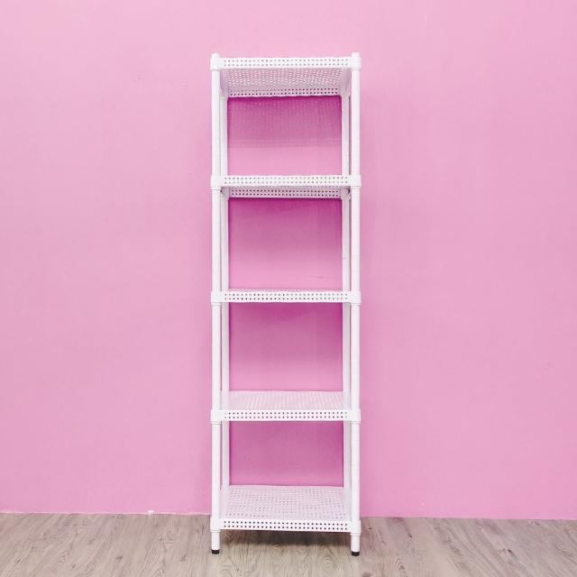 【dayneeds 日需百備】極致美學 45x45x150公分烤漆五層架(沖孔鐵架/收納層架/展示架/層架/鐵架)