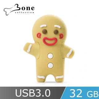 【Bone】薑餅人隨身碟3.0 - 32G(造型隨身碟 USB3.0 送禮交換禮物)