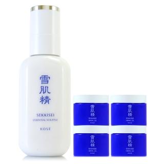 【KOSE 高絲】雪肌精舒芙蕾精華乳140ml-贈雪肌精化妝水13ml*5 -雙11(正統公司貨)