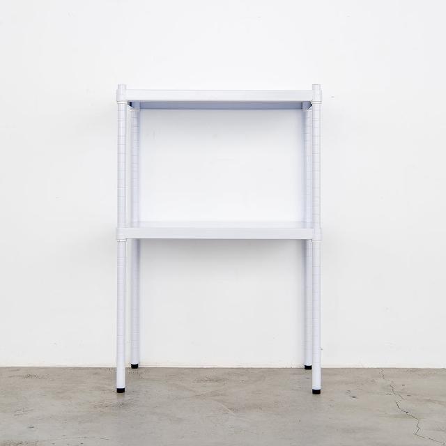 【dayneeds 日需百備】極致工藝 60x35x75cm 烤漆二層架(展示架/儲藏架/收納層架/層架/鐵架)