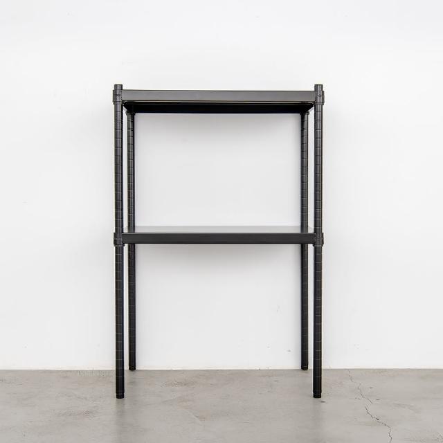 【dayneeds 日需百備】極致工藝 60x35x90cm 烤漆二層架(展示架/儲藏架/收納層架/層架/鐵架)