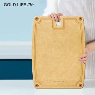 【GOLD LIFE】美國原木不吸水抗菌砧板-XL(木纖維 / 松木)
