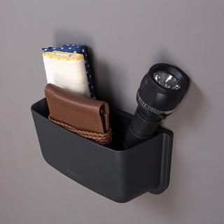 【LITEM 里特】北歐風口袋磁吸式收納盒/2號 /黑(收納盒/磁吸式/多功能/多用途)