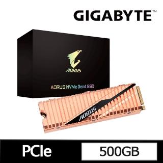 【GIGABYTE 技嘉】AORUS NVMe Gen4 SSD 500GB 讀:5000M 寫:2500M(GP-ASM2NE6500GTTD)