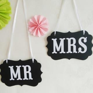 【BLS】派對拍照小道具-MR&MRS(婚禮道具/變裝派對)