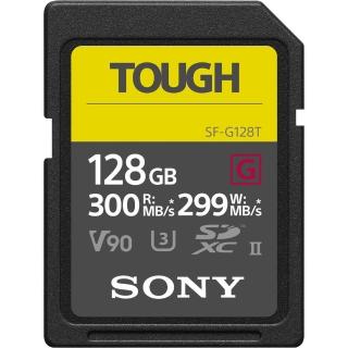 【SONY 索尼】SDXC U3 128GB 超高速防水記憶卡 SF-G128T(公司貨 福利品)