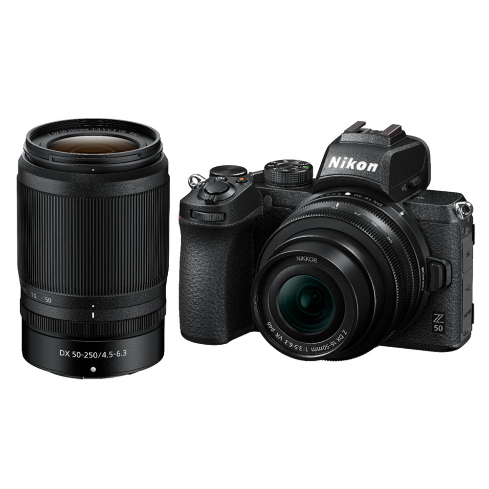 Nikon 尼康】Z50 DX 16-50mm+DX 50-250mm KIT雙鏡組(公司貨) - momo