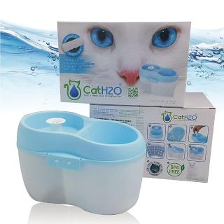 【Dog & Cat】H2O有氧濾水機 2L〈藍色〉（寵物飲水機）