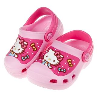 【布布童鞋】HelloKItty凱蒂貓童趣蝴蝶結粉色兒童布希鞋(C9V272G)