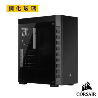 【CORSAIR 海盜船】110R Mid-Tower 電競機殼-黑(鋼化玻璃)