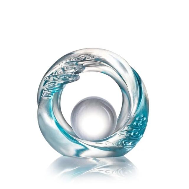 【琉璃工房】氣蘊轉如意 入厝禮/轉任/感謝(送禮/琉璃/禮物/水晶/藝術品/禮贈/企業)