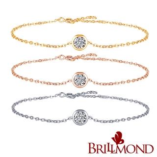 【BRILLMOND JEWELRY】經典閃耀18K金美鑽墜鍊(六款選)