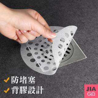 【JIAGO】排水孔濾網貼15x15cm-12入/包