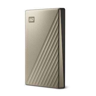 【WD 威騰】★My Passport Ultra 2TB 2.5吋USB-C行動硬碟(閃耀金)