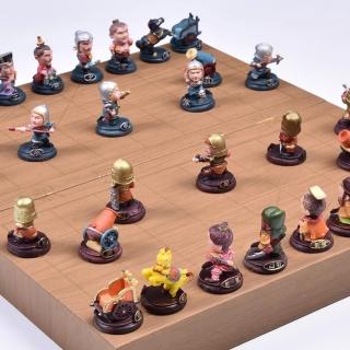 【吉米生活】三國演義 Q版公仔象棋(公仔象棋+棋盤組)