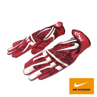 【NIKE 耐吉】打擊手套 HYPERDIAMOND EDGE 運動 棒球 紅白 NBG12610