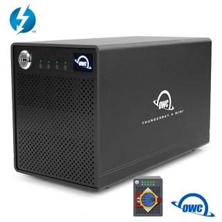 【OWC】ThunderBay 4 mini + SoftRAID 5(Thunderbolt3 四槽 2.5 吋硬碟外接盒)