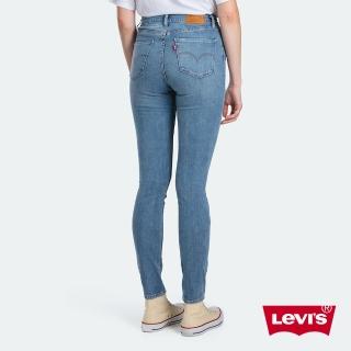 【LEVIS】女款 721 高腰緊身窄管 / 彈性牛仔褲 / 四向彈性延展 / 淺藍刷白(熱銷高腰版型)
