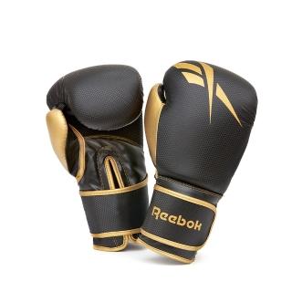 【REEBOK】戰鬥拳擊手套-黑金(10-14oz)