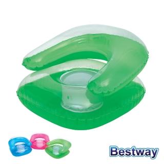 【BESTWAY】充氣式兒童沙發椅(綠色)