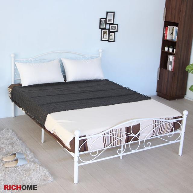 RICHOME 西莉婭5呎雙人床(鐵床 床架 雙人床) 推薦