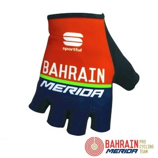 【Bahrain Merida 巴林 美利達】絕版出清|車隊版自行車短指手套(單車/透氣/防滑/吸震/半指手套)