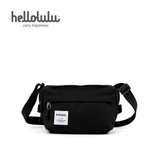 【hellolulu】HOLLIS 簡約外出側背包-黑(50170-01)