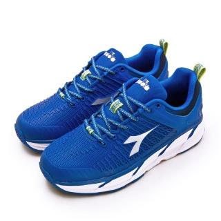 【DIADORA】男 迪亞多那 輕量KPU寬楦慢跑鞋 POWER FORM系列(藍銀白 71111)