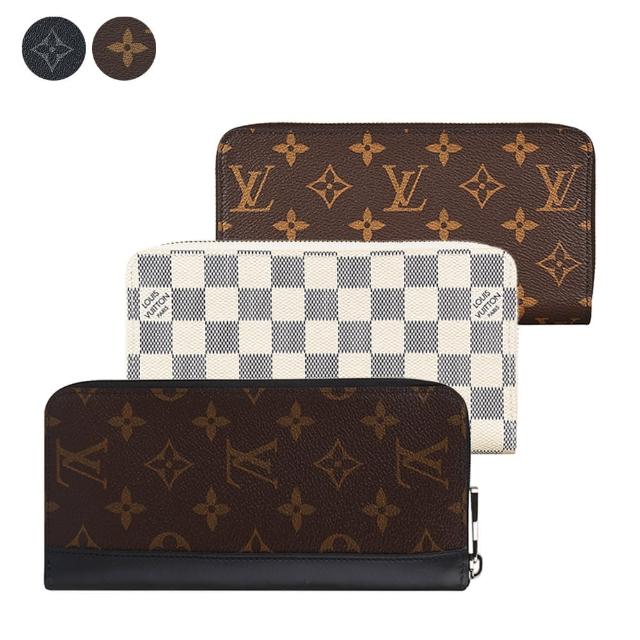 【Louis Vuitton 路易威登】LV 經典LOGO帆布拉鍊長夾(均一價/多款任選)