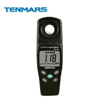 【Tenmars 泰瑪斯】TM-204 LUX/FC照度錶(照度錶 照度計)