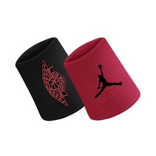 【NIKE 耐吉】JORDAN WINGS 2.0 腕帶-籃球 網球 羽球 運動 飛人喬丹 黑紅(J0003598683OS)