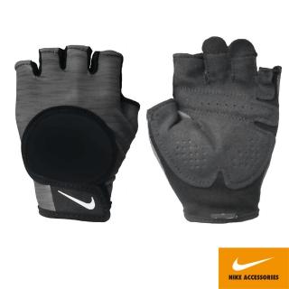 【NIKE 耐吉】手套 女用中階 訓練 運動 健身 黑灰 N0002555051