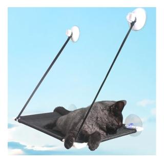 【寵物愛家】吸盤式窗台透氣單層貓吊床(貓吊床)